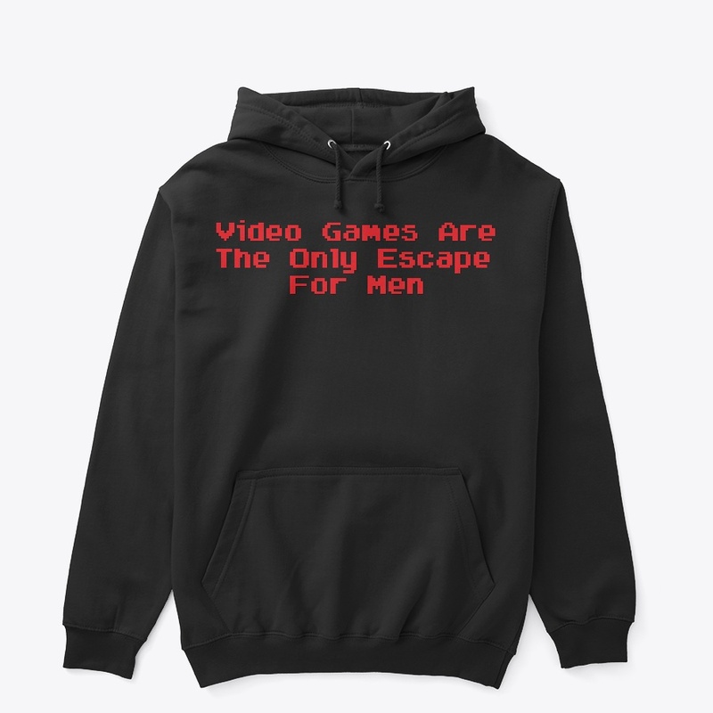 Video Game Is The Only Escape Pixel Logo