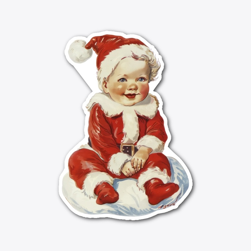 Christmas Santa Baby Sticker