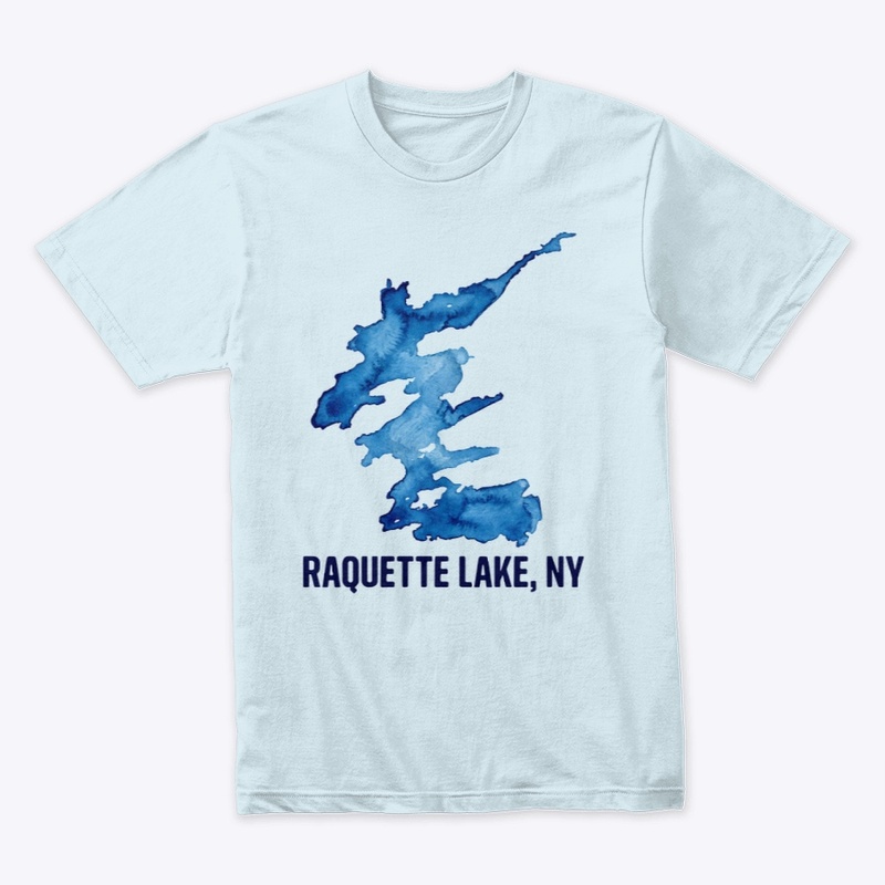 Watercolor Raquette Lake, NY