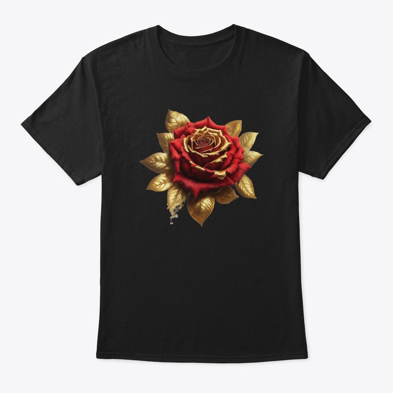 Golden Red Rose