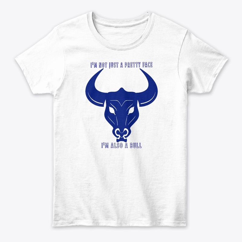 funny head bull with quote