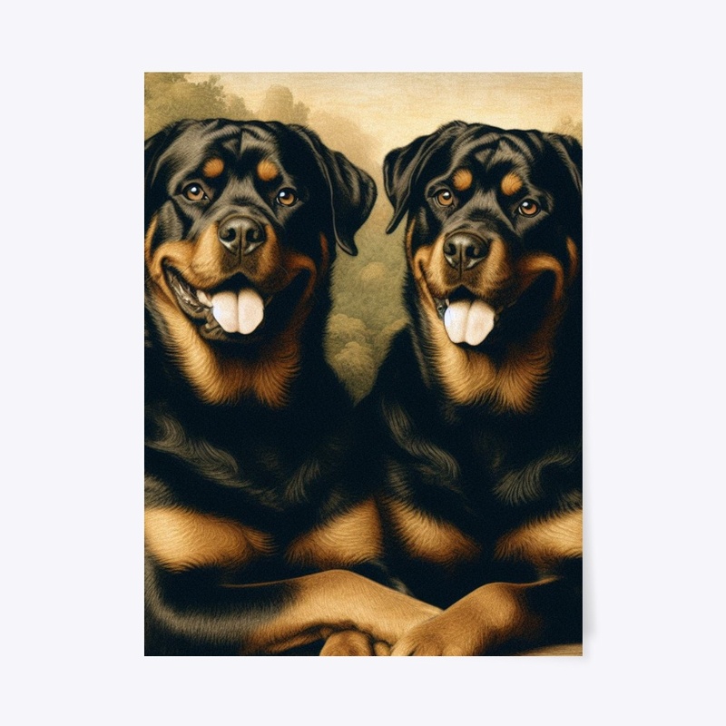 Rottweiler's Portrait