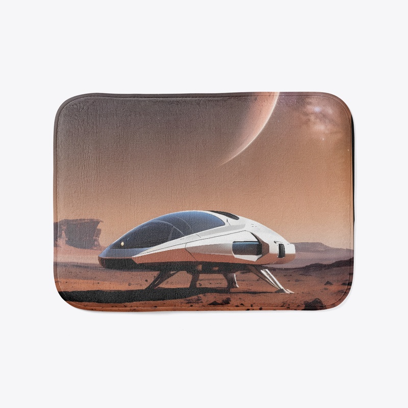 A spaceship on mars