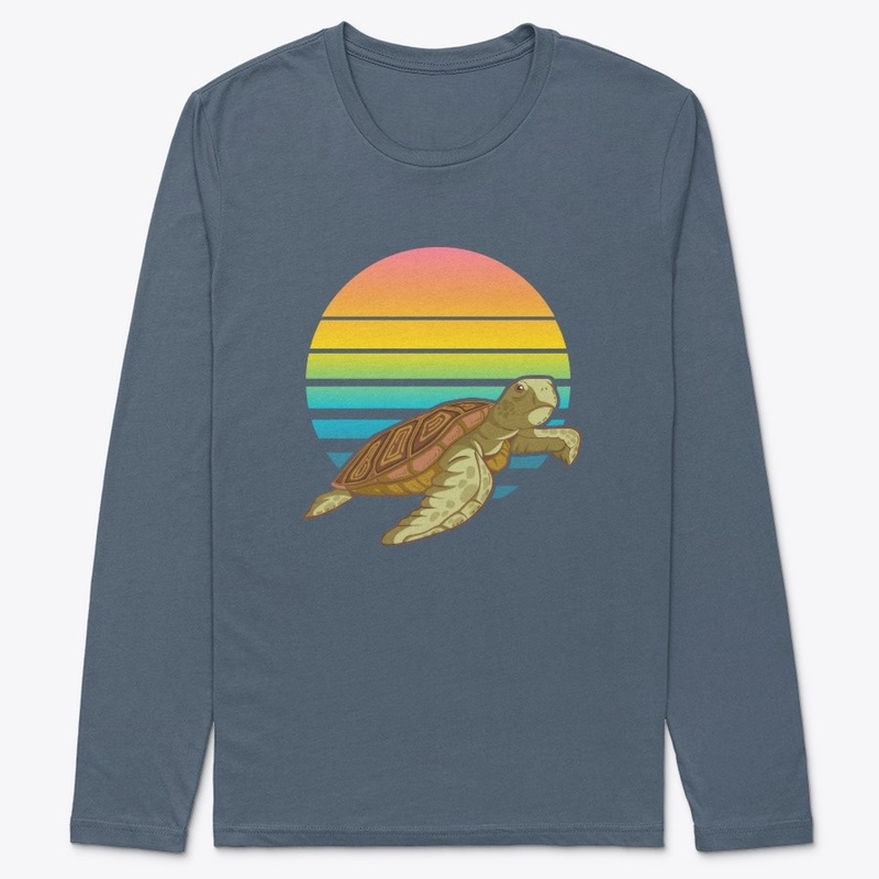 Sea turtle longsleeve tshirt