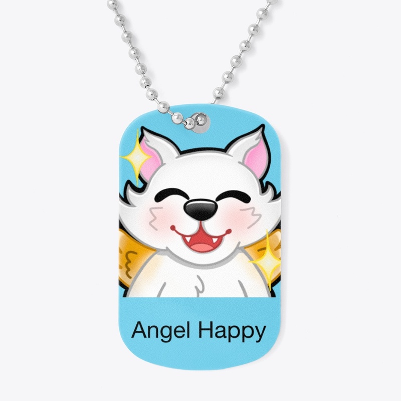 Happy Dog Tag