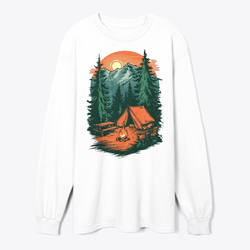 Camp Life T-Shirt  for  nature-loving
