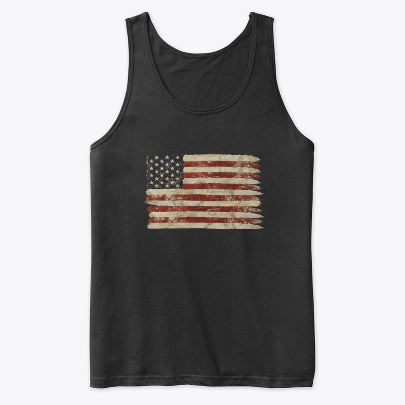 Weathered  American Flag