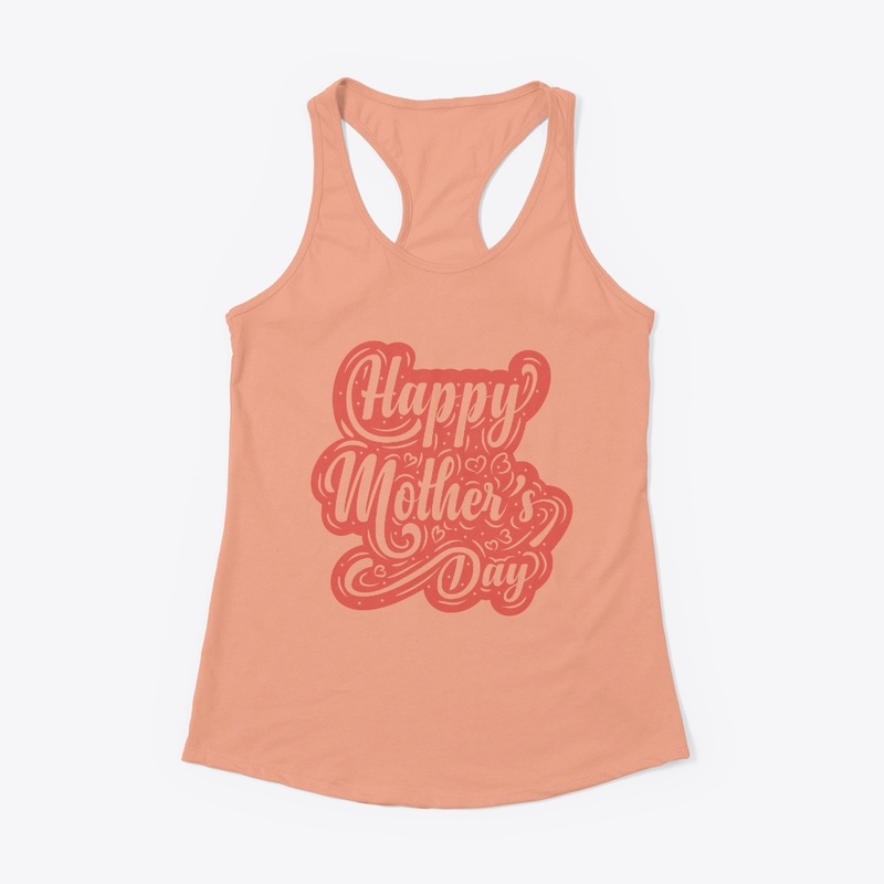 Happy Mother's Day Typography T-shirt