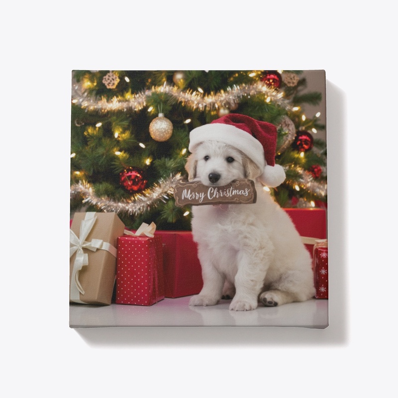 Holiday Decor: Merry Christmas Dog