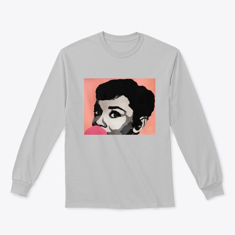 Audrey Hepburn Eyes Landscape