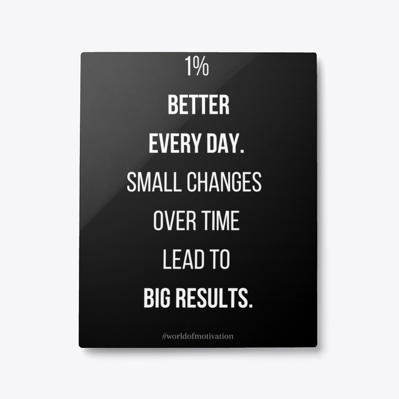"1% Better Every Day" Wall Art