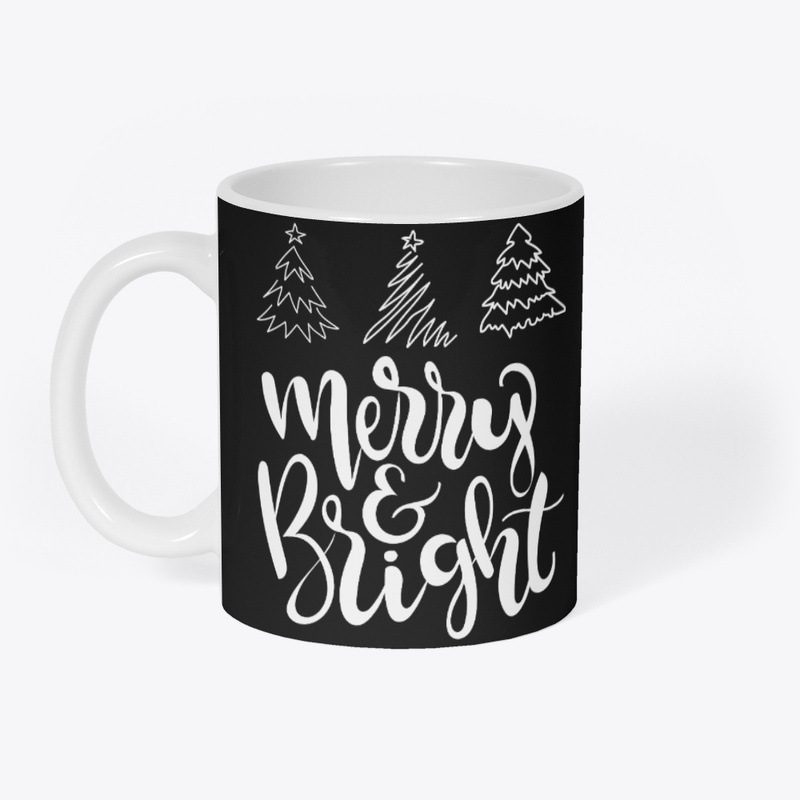 Merry  Bright Christmas Trees Sweatshirt