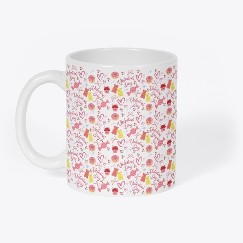 Valentine Crush White T-Shirt Front