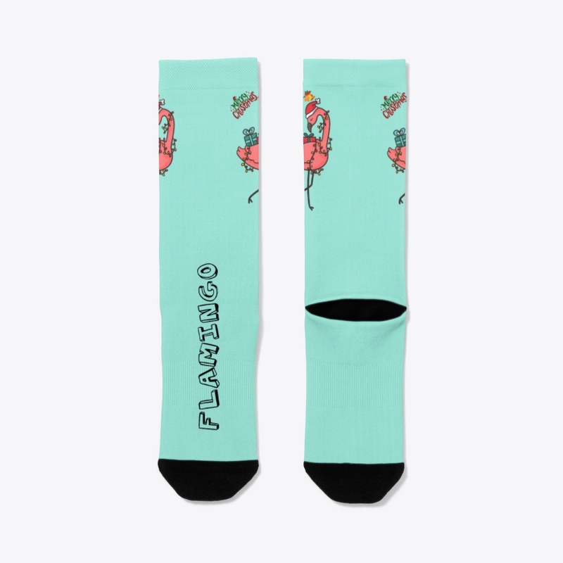 Christmas Flamingo Graphic | Made in USA