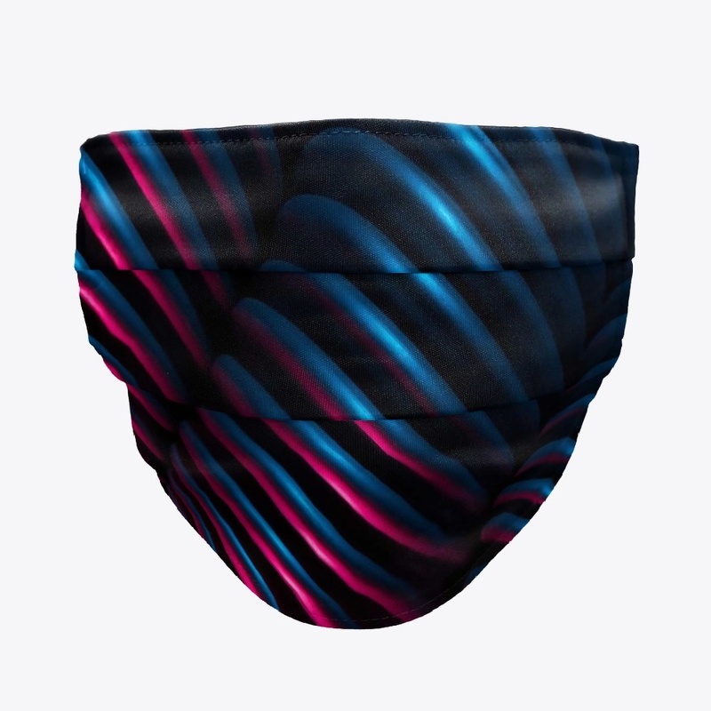 Blue & Pink Coils Apparel