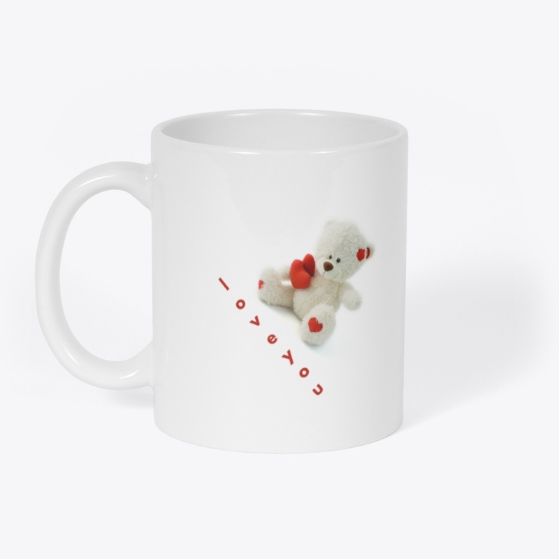 3D Bear “Love You” – Cute Design