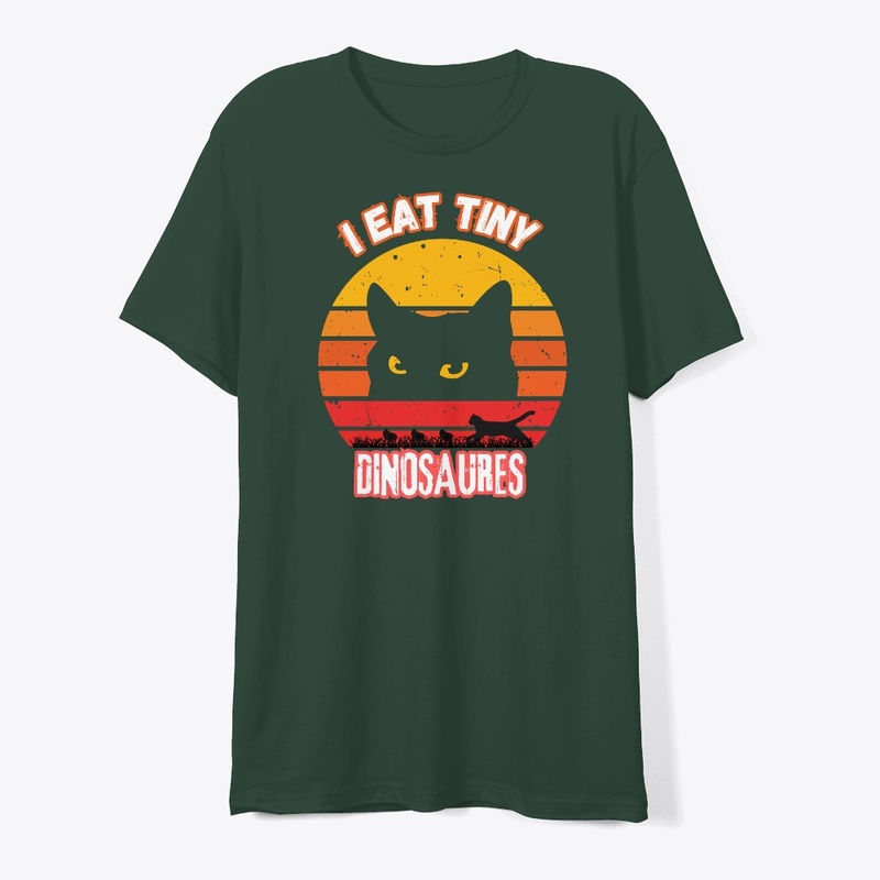 i eat tiny dinosaurs cat lovers tshirt