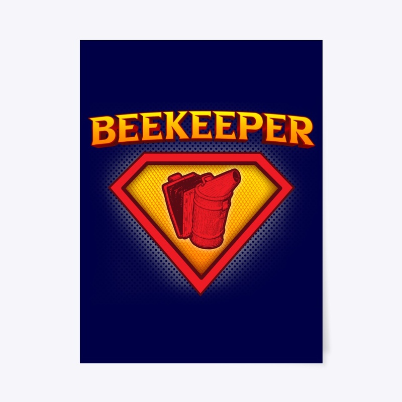 Cool Superhero Beekeeper Life