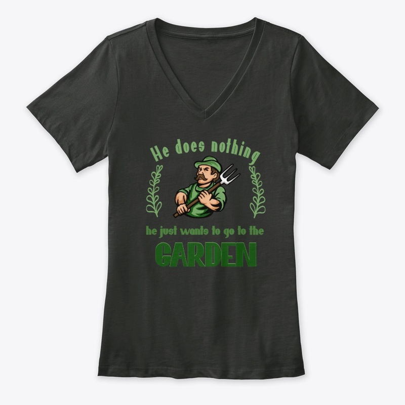 Gardener just wants to go to the garden.