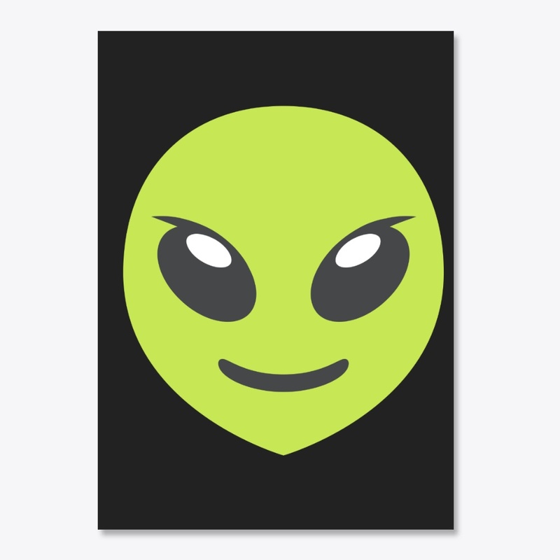 Alien Face Stickers