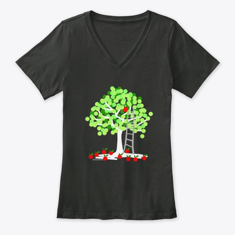apple tree by night
