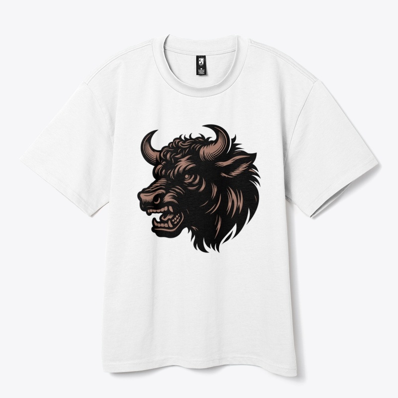 Untamed Cow Head Artwork