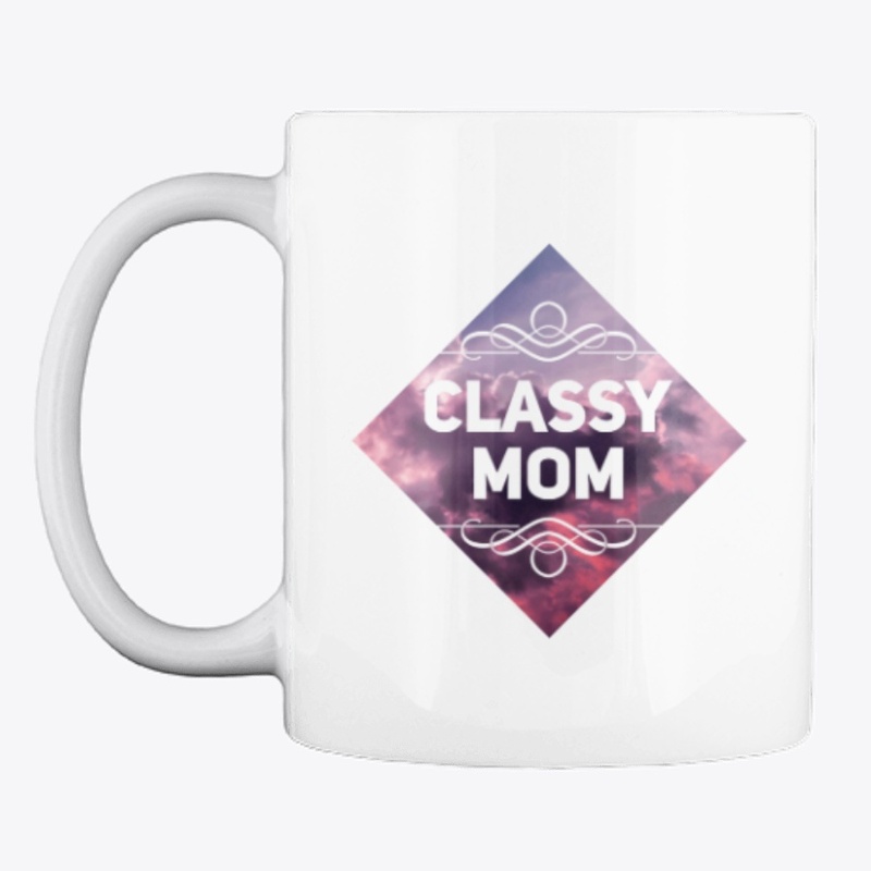 Classy Mom with Sky Background