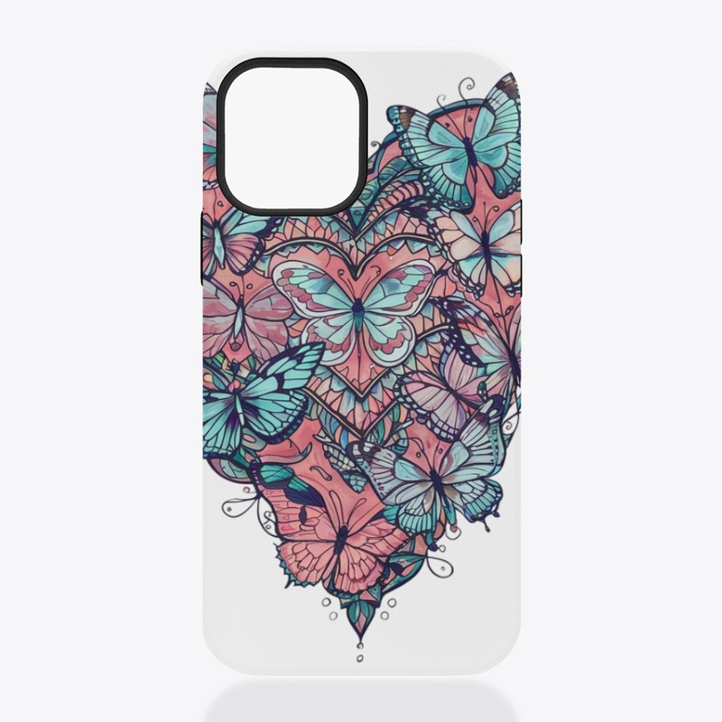 Butterfly Mandala: Interconnected Hearts