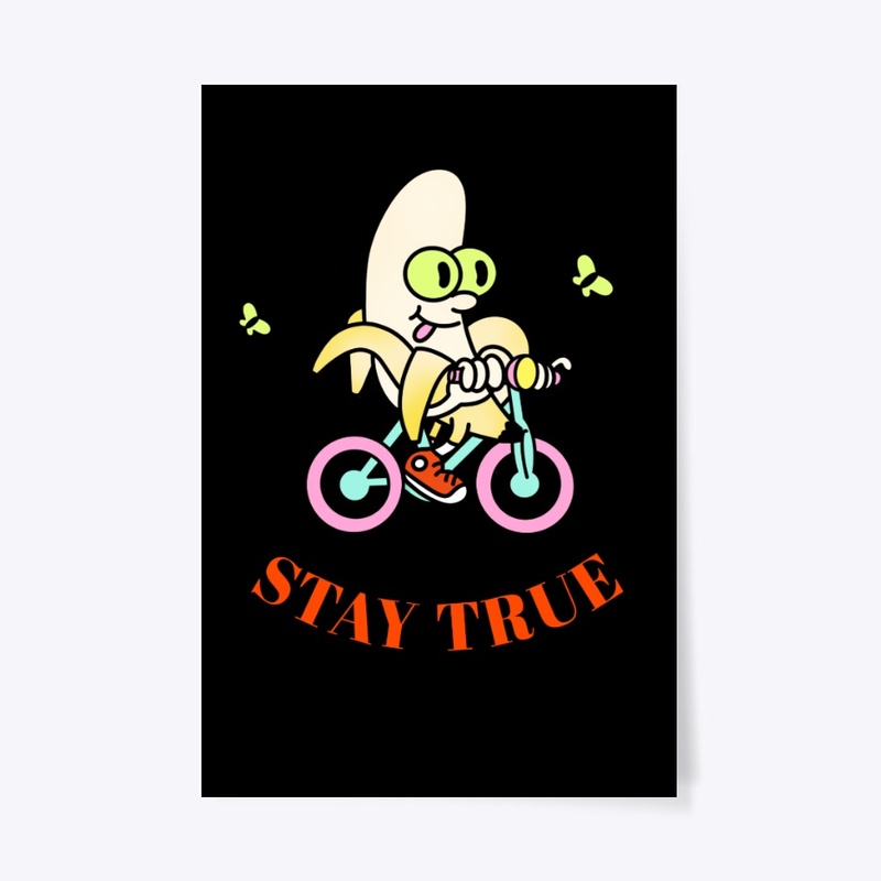 Stay True Like Bicycle Rider