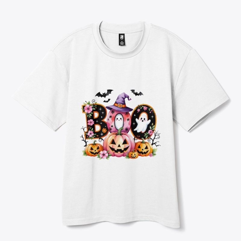 BOO Halloween Ghost Design