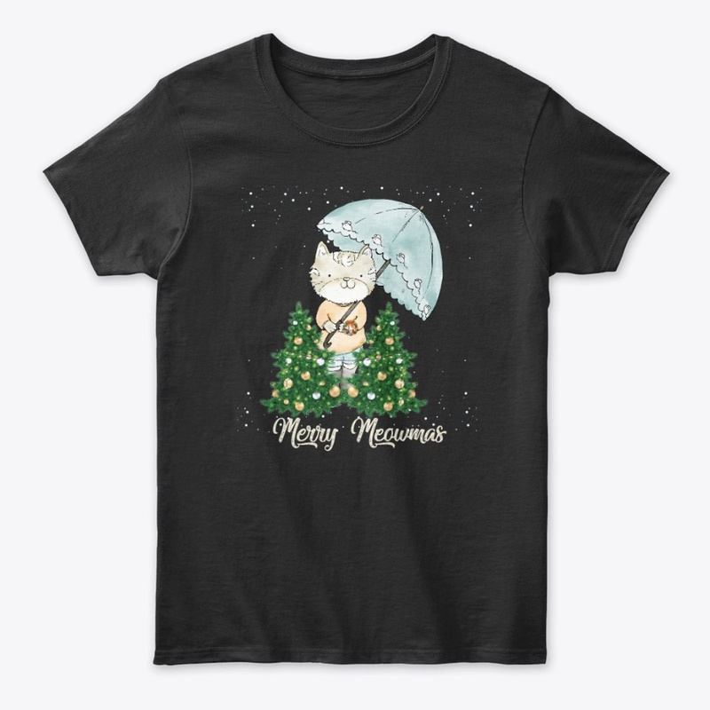 Merry Catmas , Merry meowmas T-shirt