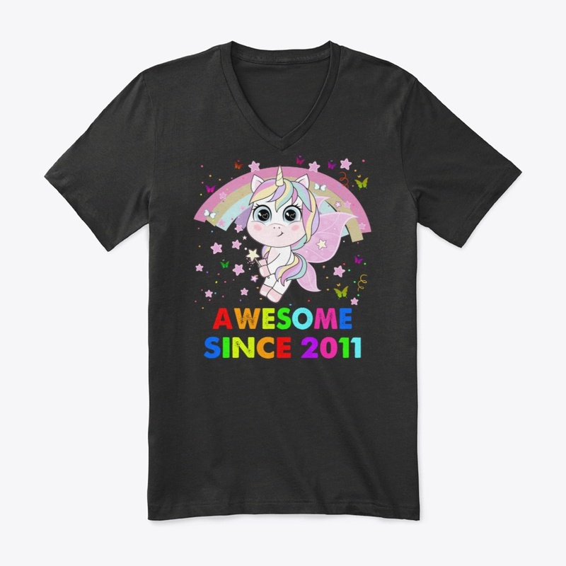 11 Years Old Unicorn Cutie 10th Birthday