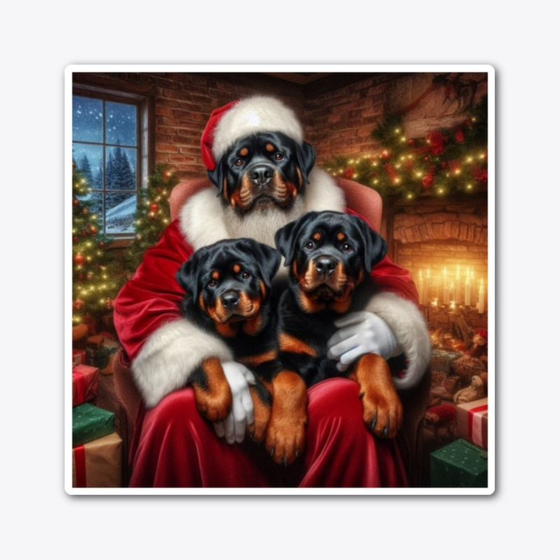 Rottweiler's Christmas Eve