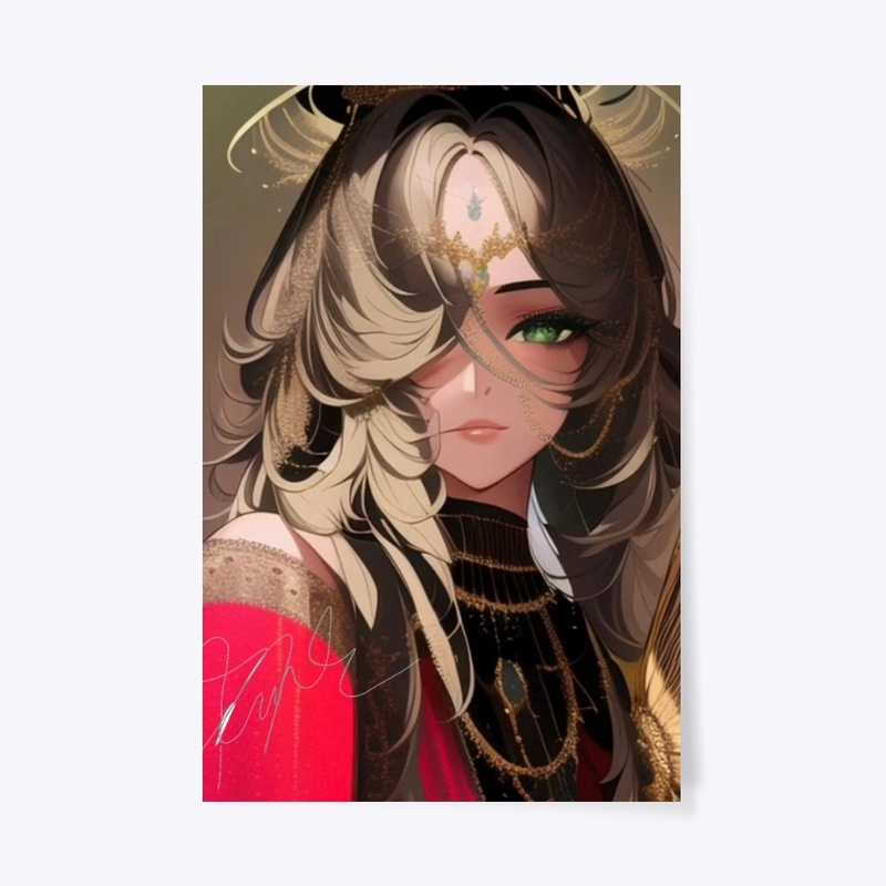 Anime Manga Themed Red Diva