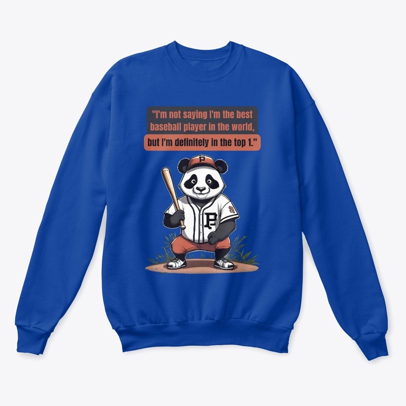 Cute Panda Baseball Player T-Shirts!