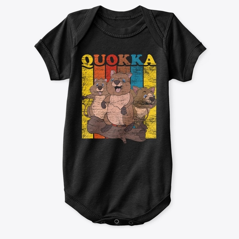 Retro Quokka - Aussie Cute Animal Lover