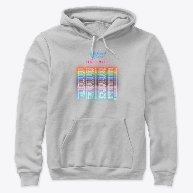 Fight with Pride - Neon Rainbow