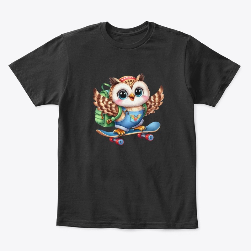 Skater Owl School Adventure Design