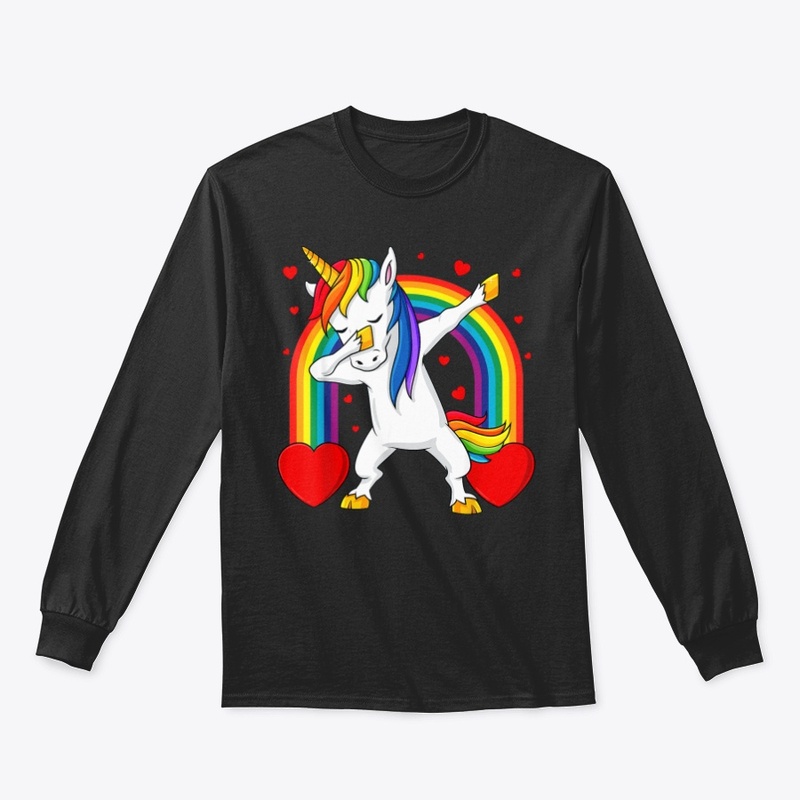 Dabbing Unicorn Valentines Day Gift