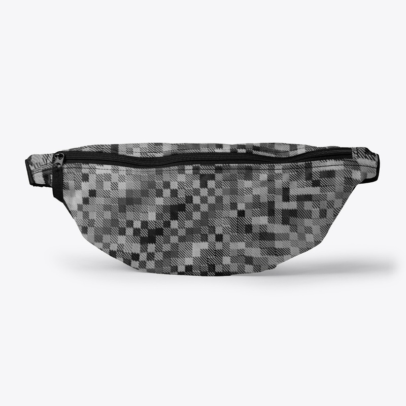 Diagonal Black and White Criss Cross 