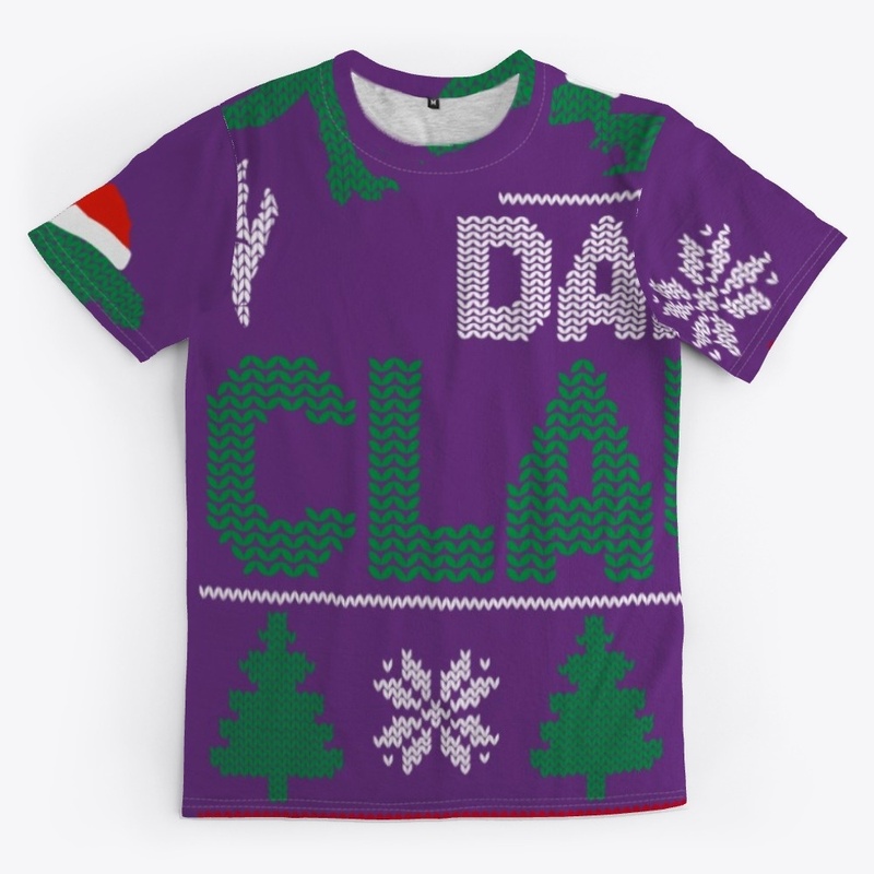 Mens Funny Papa Claus Christmas T-Shirt 