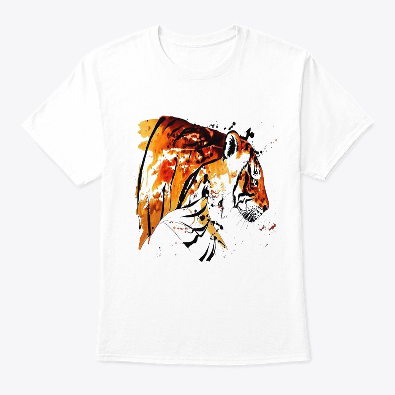 Bengal tiger Watercolor painting Tattoo