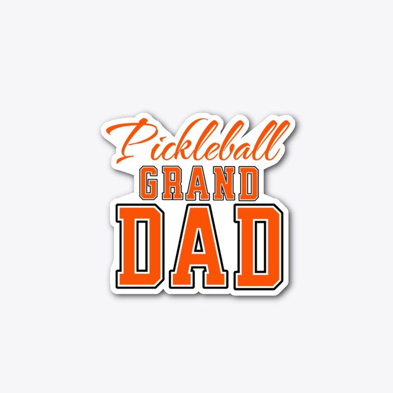 Pickleball Grand Dad in Orange