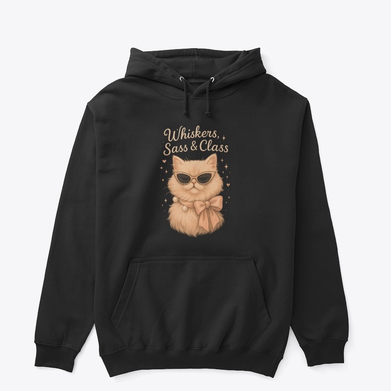 Cute Persian Cat Whiskers, Sass Gift