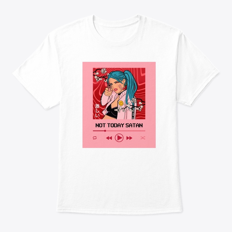"Not Today Satan" Funny Anime T-Shirt