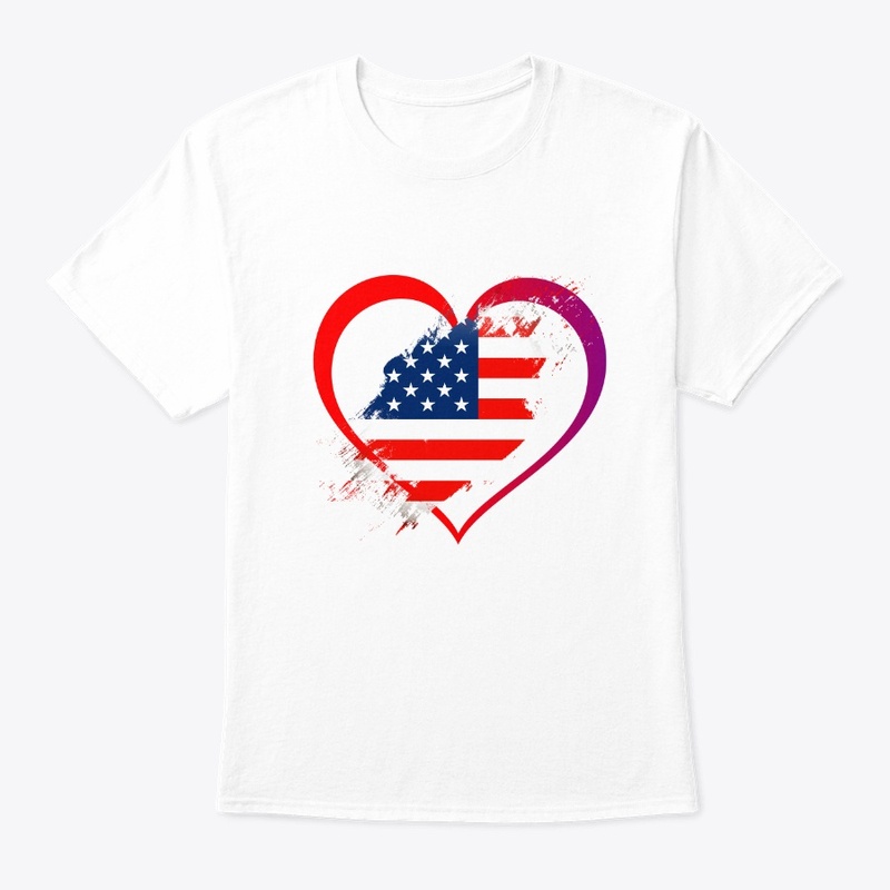 American Heart Flag Tee