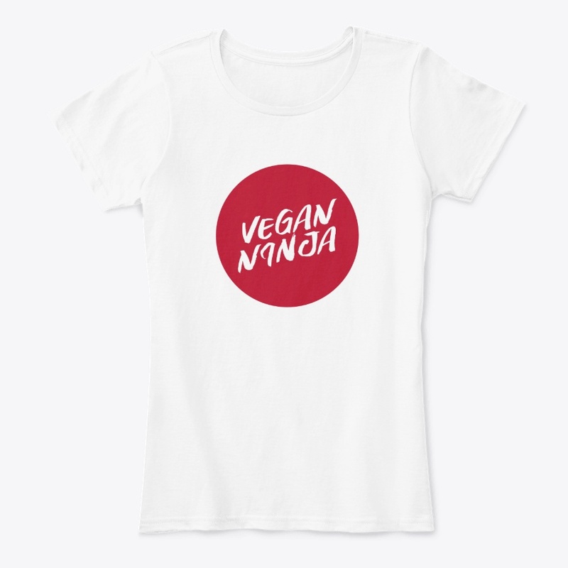 Vegan ninja white and colored