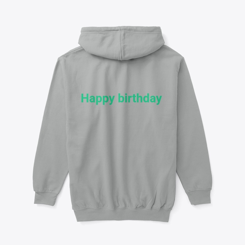Birthday unisex zip hoodie