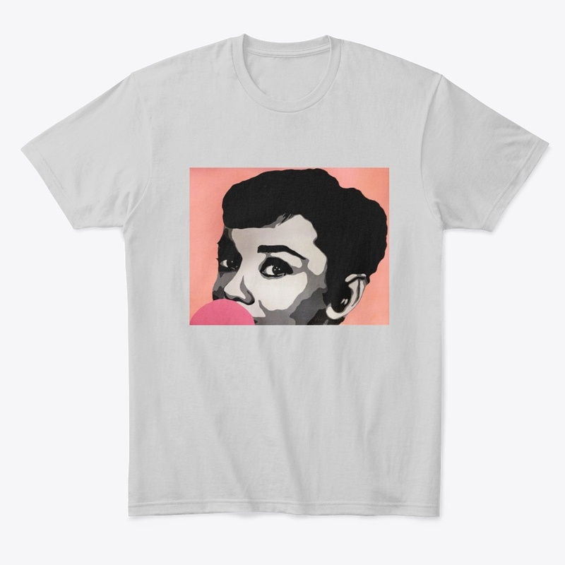 Audrey Hepburn Eyes Landscape