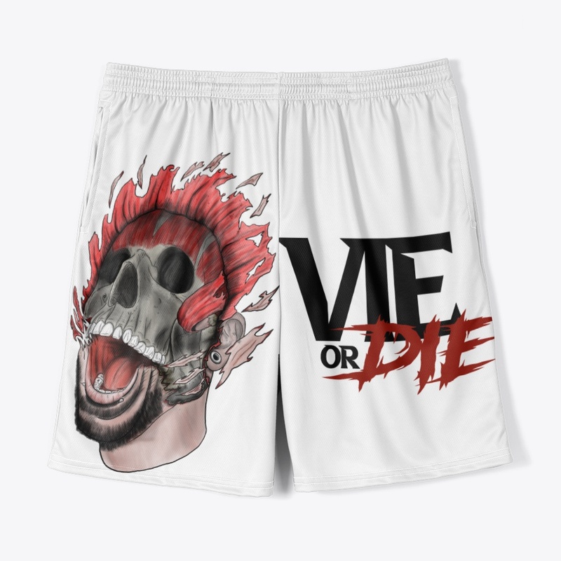 2024 VIEorDIE Gym Shorts(White)